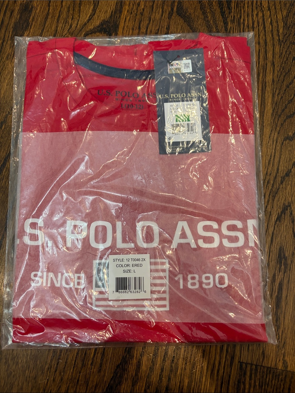 U.S. Polo Assn. Red Logo Graphic T-Shirt